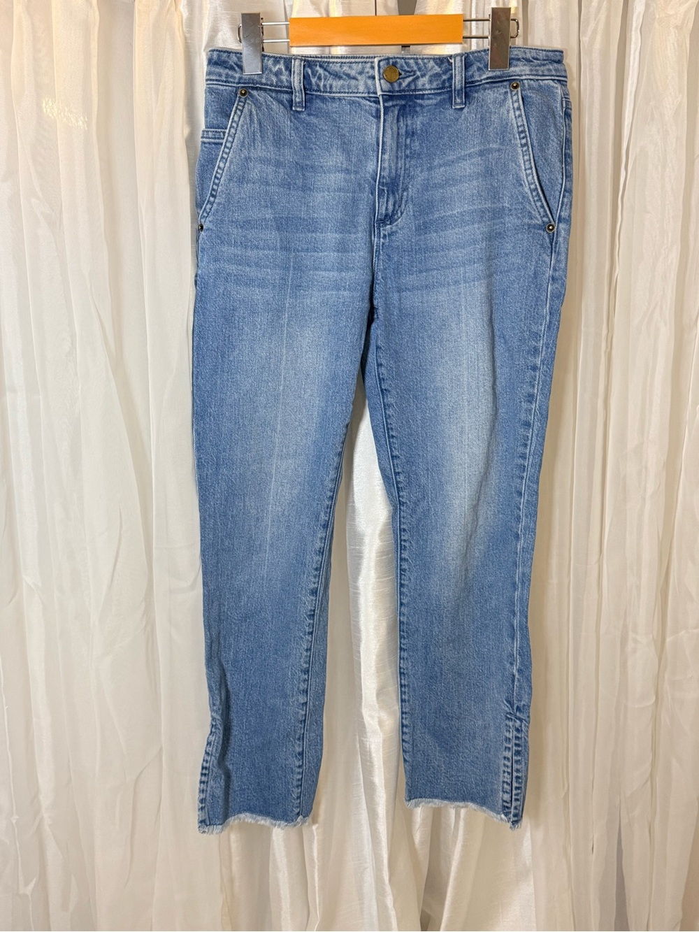 Michael Kors Light Blue Straight Leg Jeans